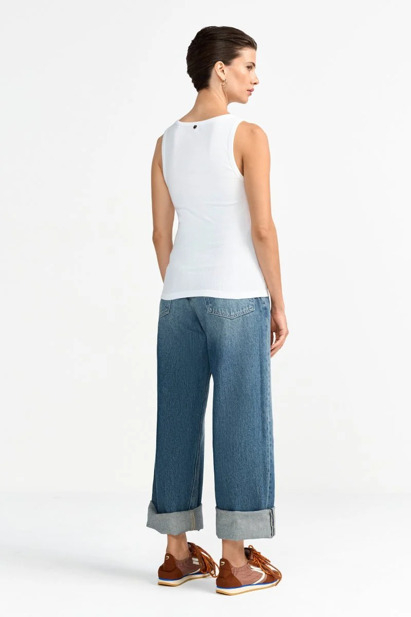 Ripp-Tanktop mit Rundhalsausschnitt - Image 9
