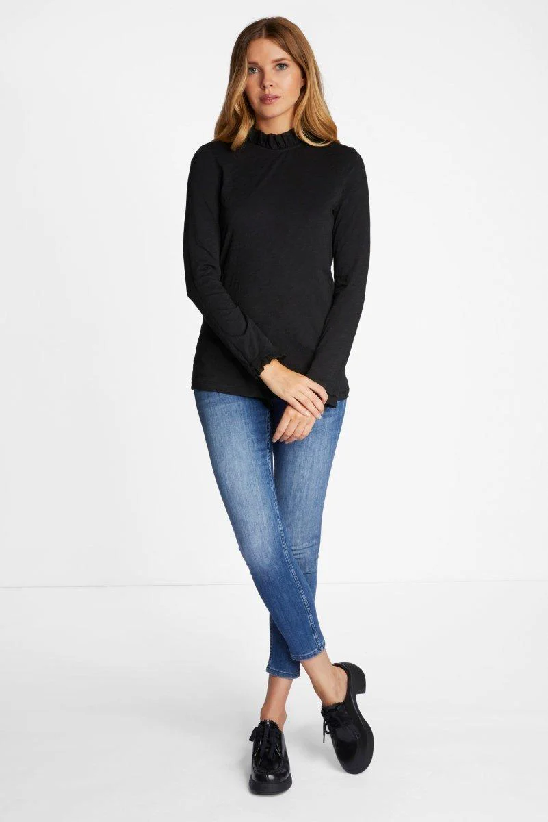 Longsleeve mit Rüschenkragen - Image 4