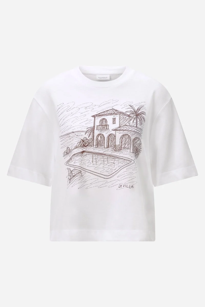 Oversize-T-Shirt mit Print - Image 5