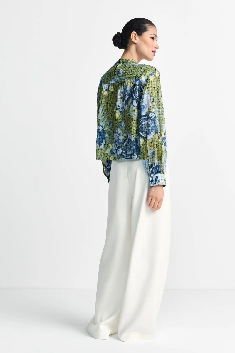 Chiffonbluse mit Blumenprint - Image 3