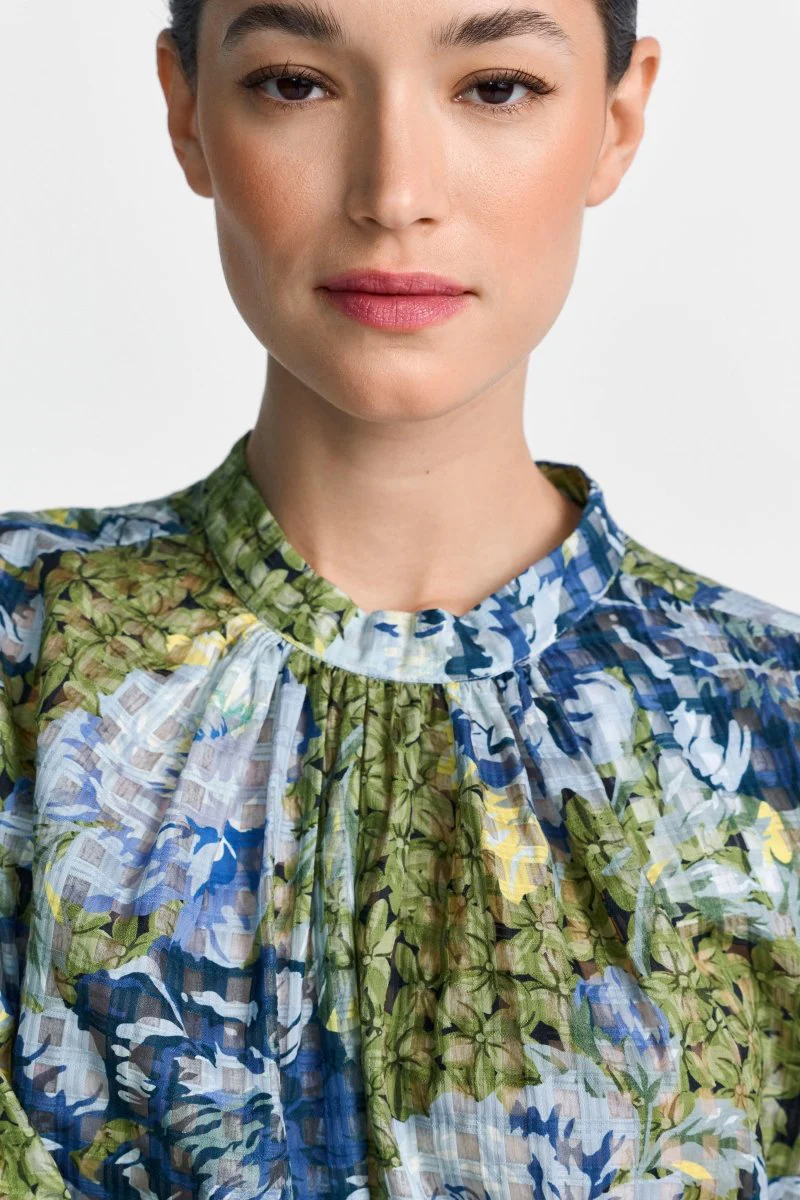 Chiffonbluse mit Blumenprint - Image 4