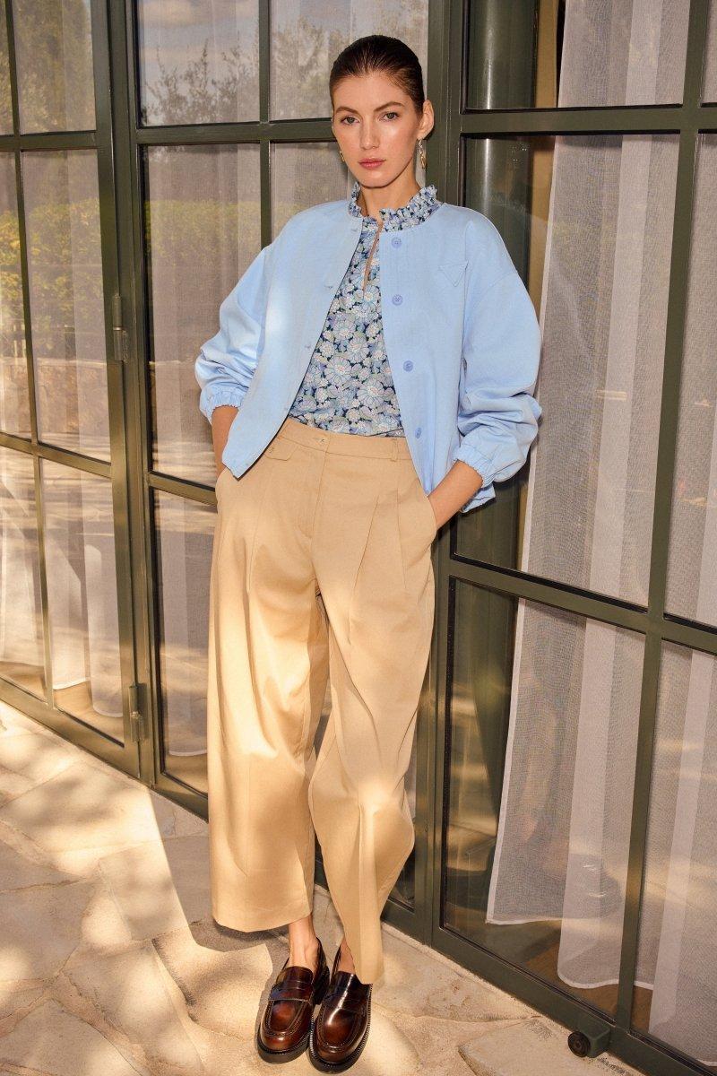 Bluse mit Rüschenkragen - Made with Liberty Fabric - Image 7