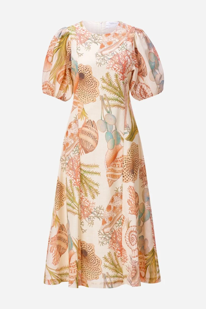 Midikleid mit Muschelprint - Image 5