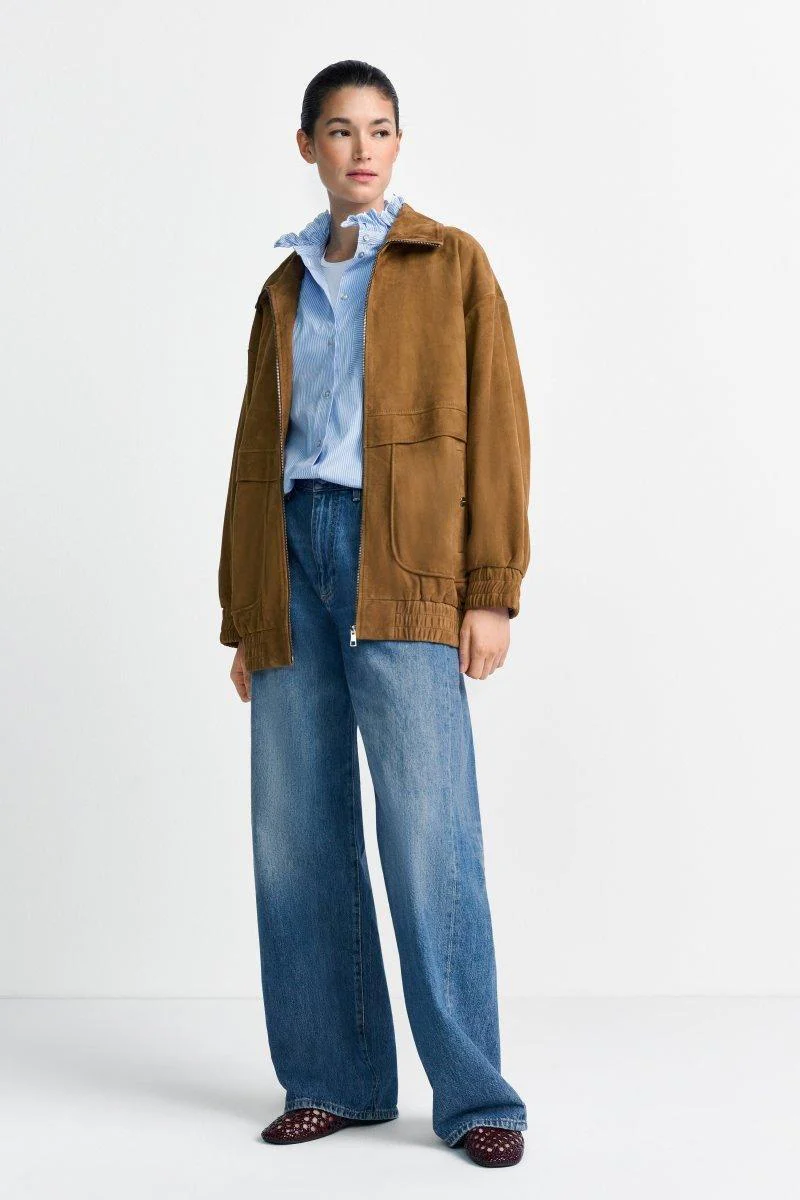 Veloursleder-Bomberjacke - Image 3