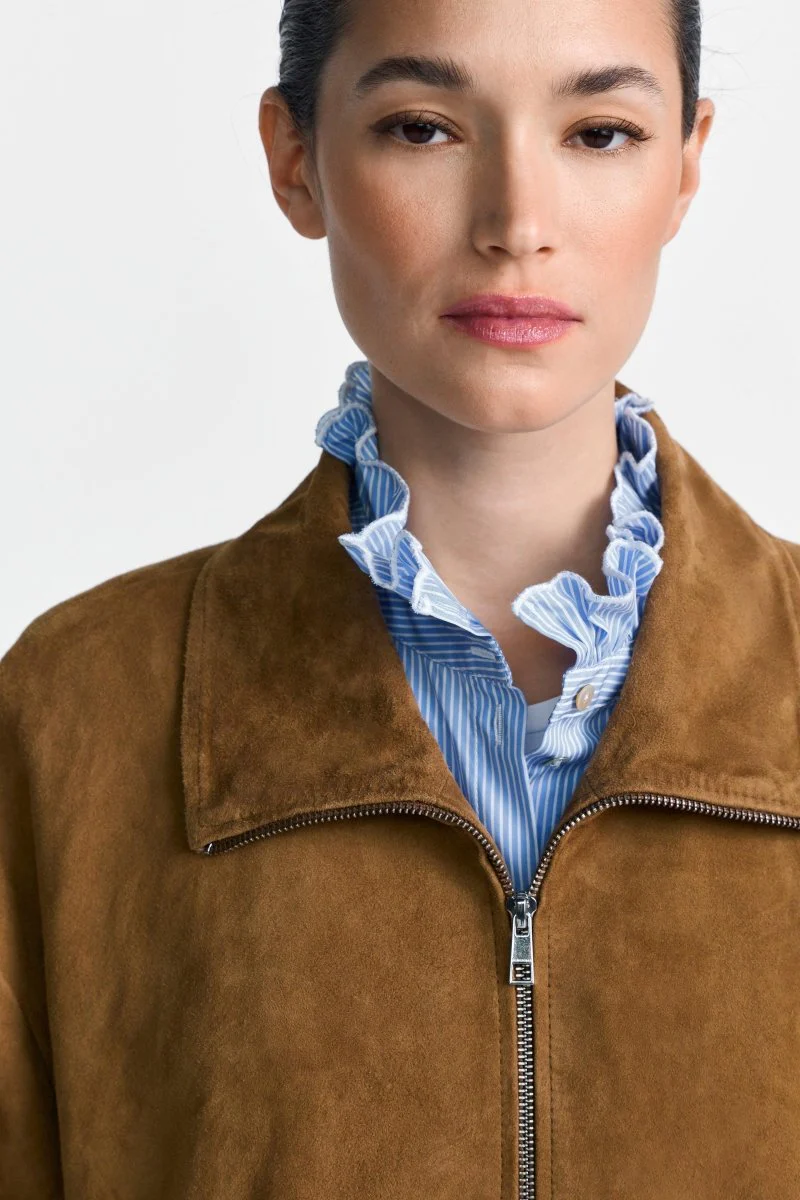 Veloursleder-Bomberjacke - Image 5