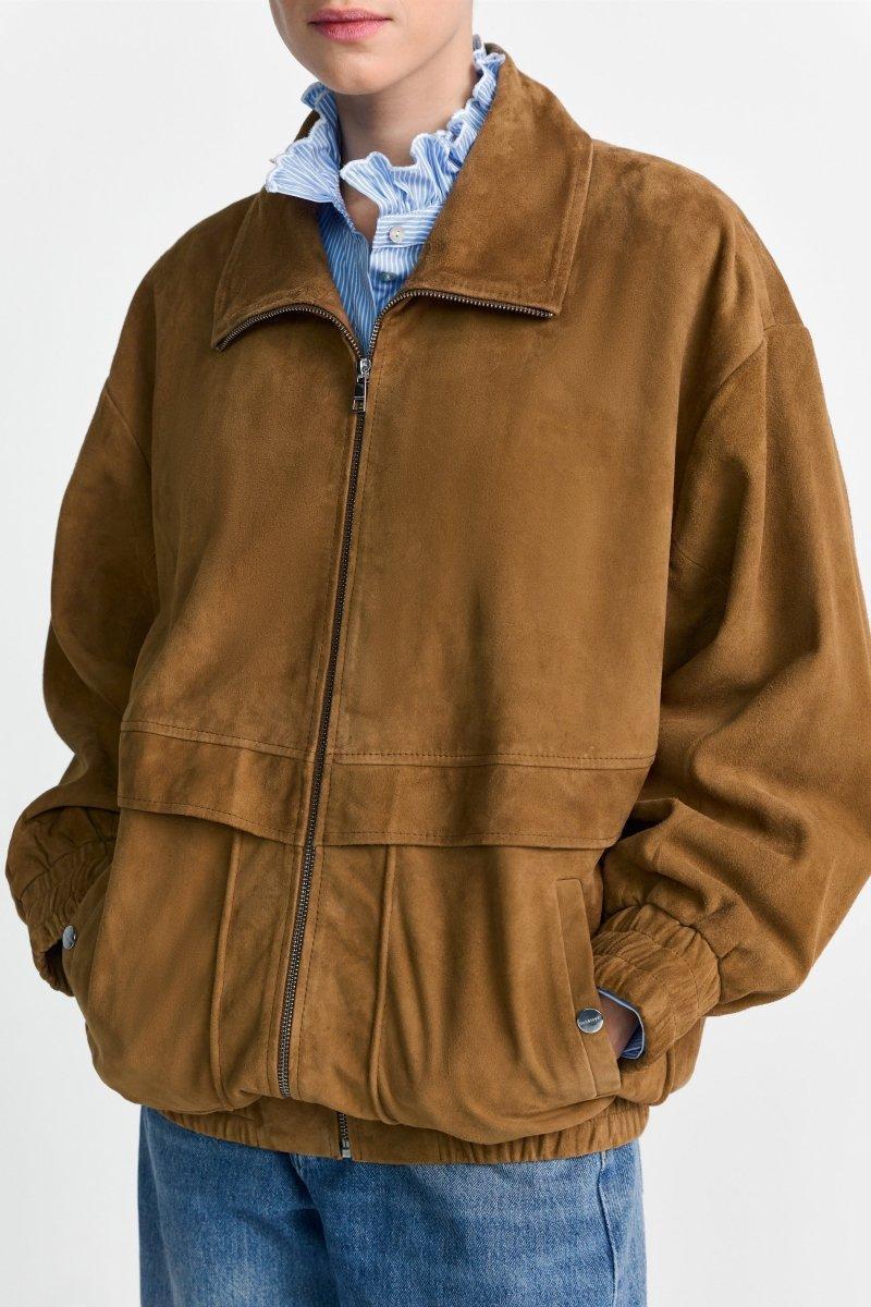 Veloursleder-Bomberjacke - Image 6