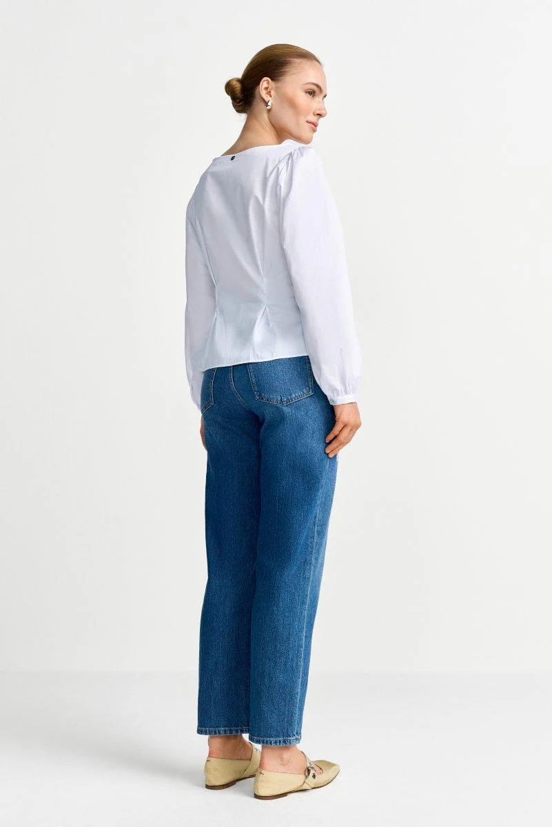 Jeans mit Blumenstickerei - Image 4