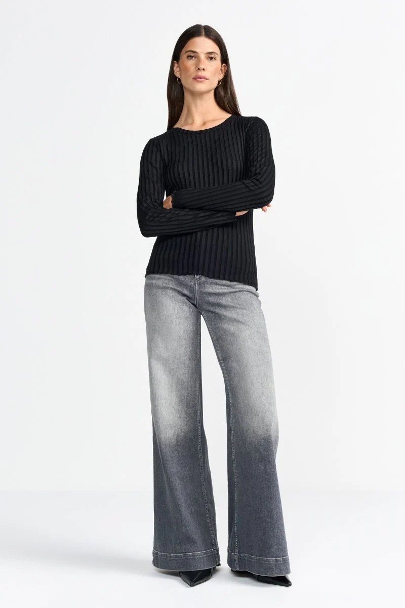 Geripptes Longsleeve - Image 3