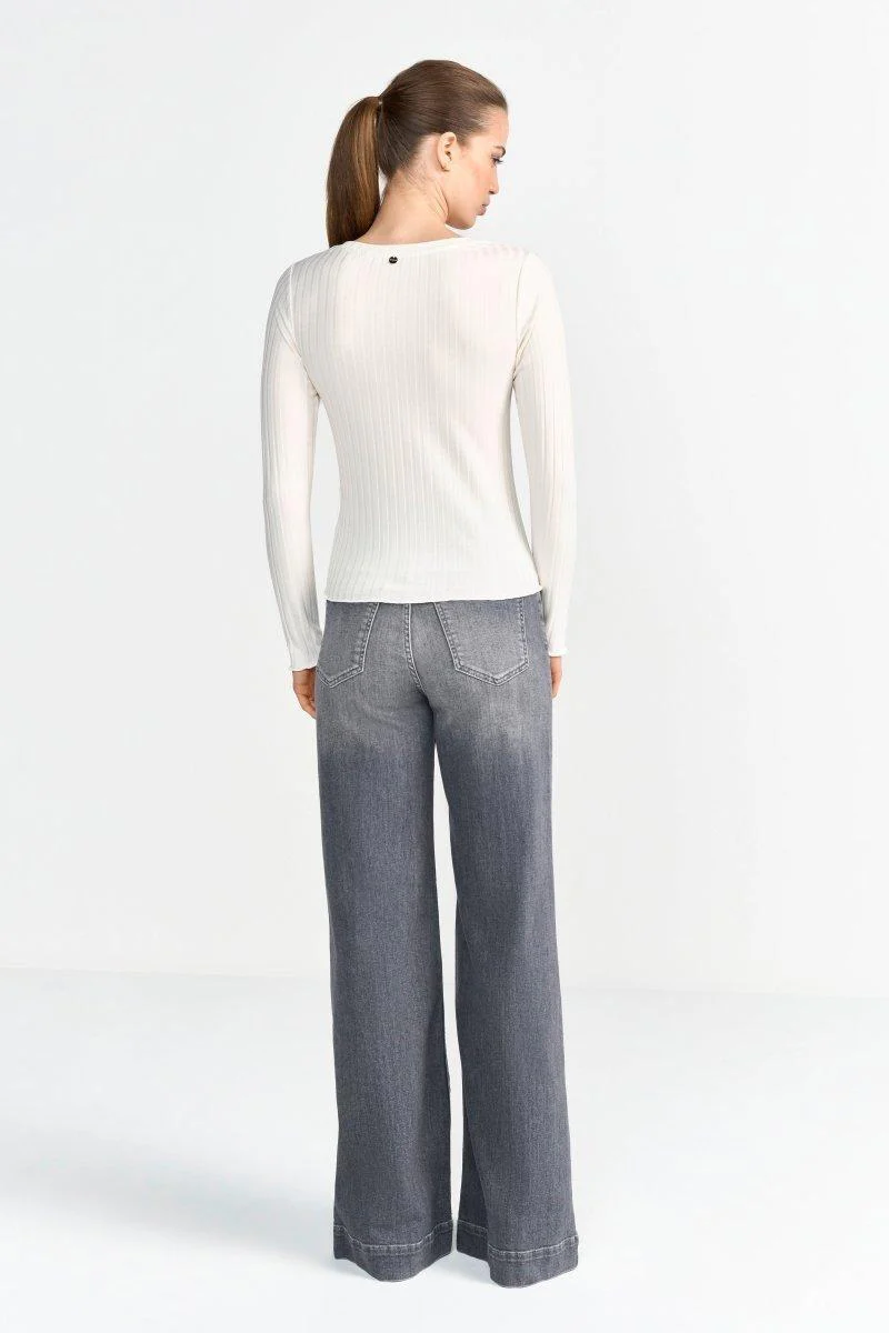 Geripptes Longsleeve - Image 9