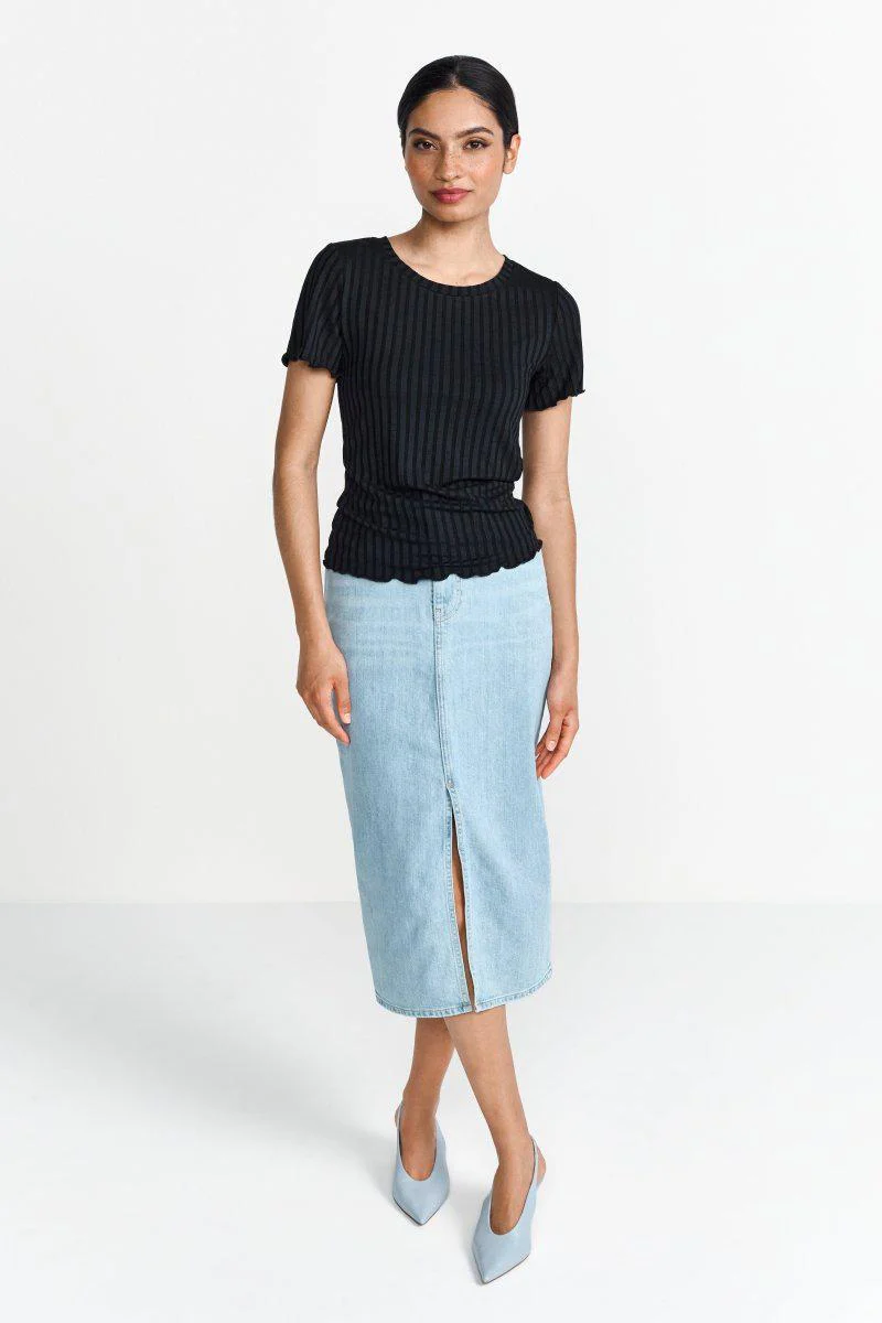 Figurbetontes Rippshirt - Image 3