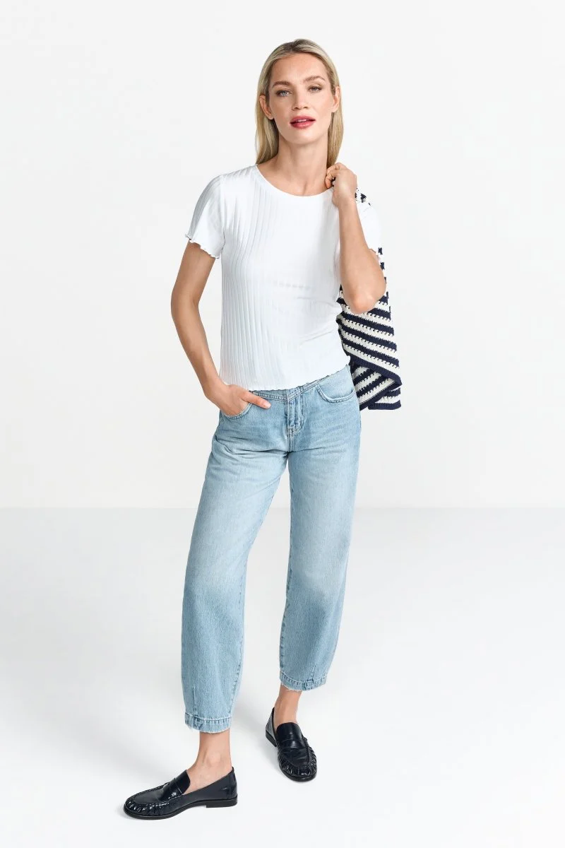 Figurbetontes Rippshirt - Image 7