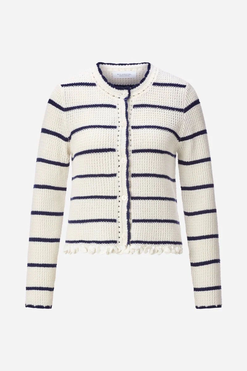 Gestreifter Cardigan - Image 6