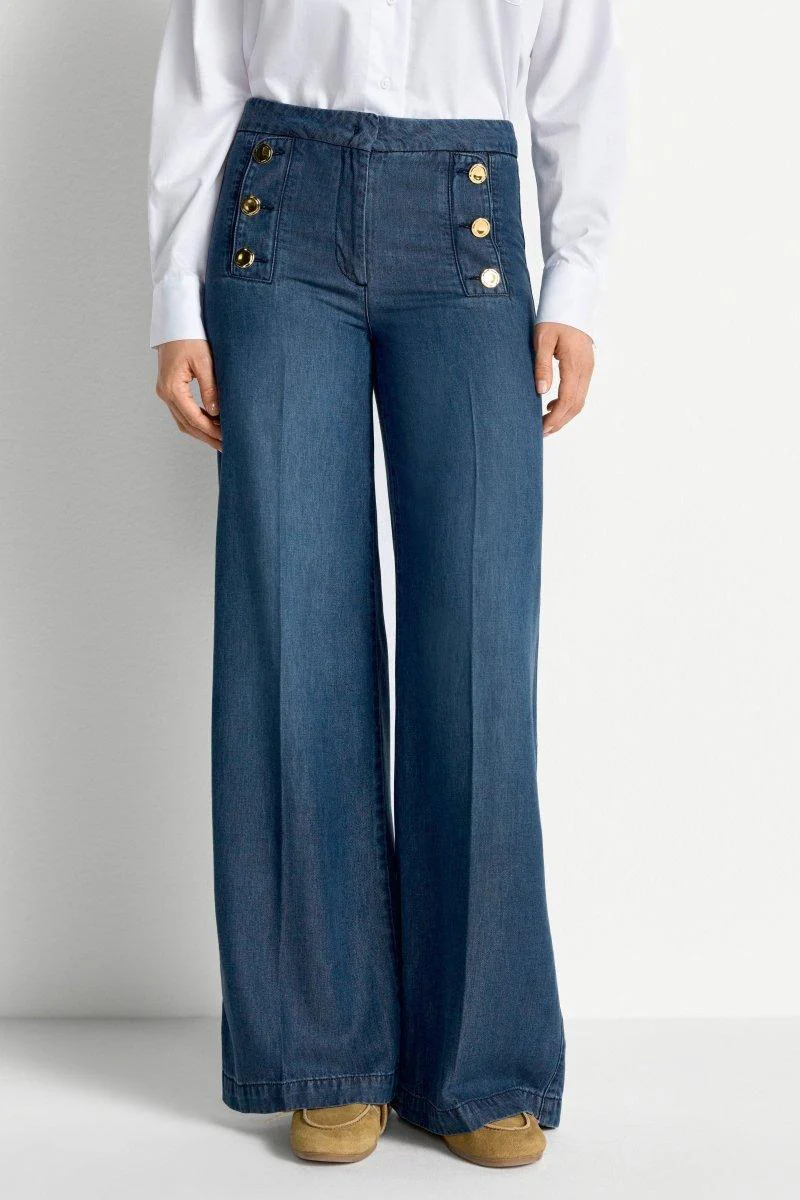 Jeans mit maritimer Knopfleiste - Image 3