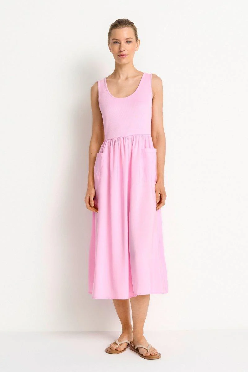 Midikleid mit Taschen