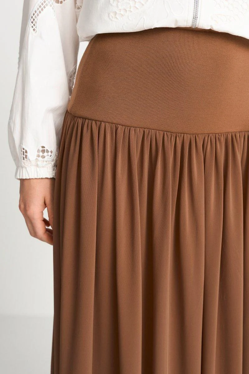 Midirock mit breitem Jerseybund - Image 4
