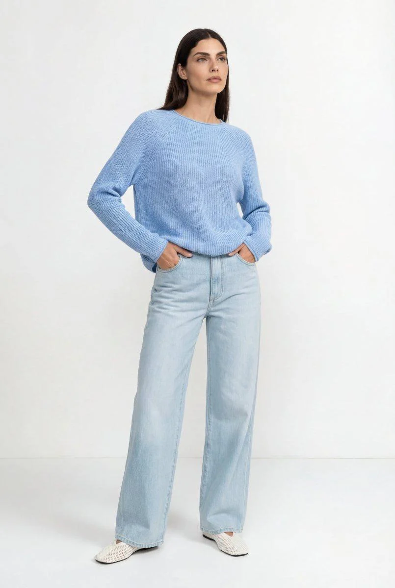 Rippstrickpullover mit Crewneck - Image 7