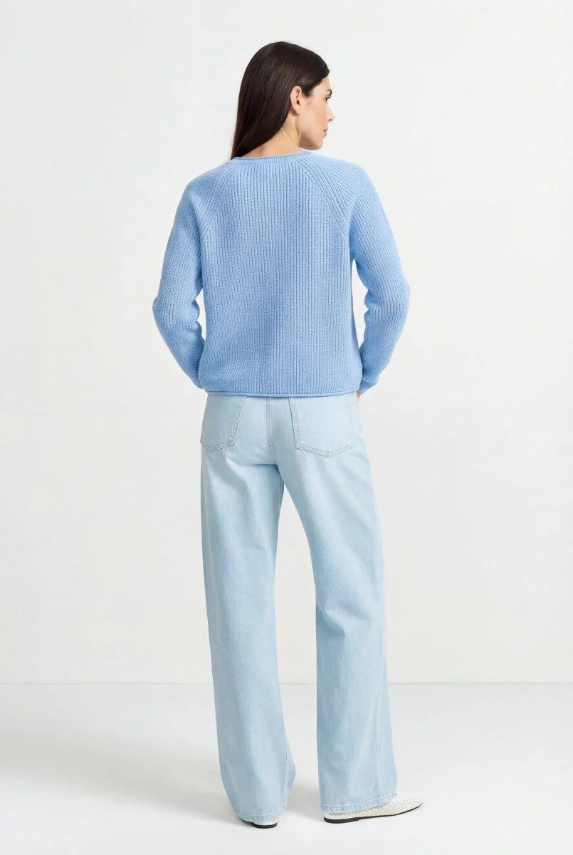 Rippstrickpullover mit Crewneck - Image 9