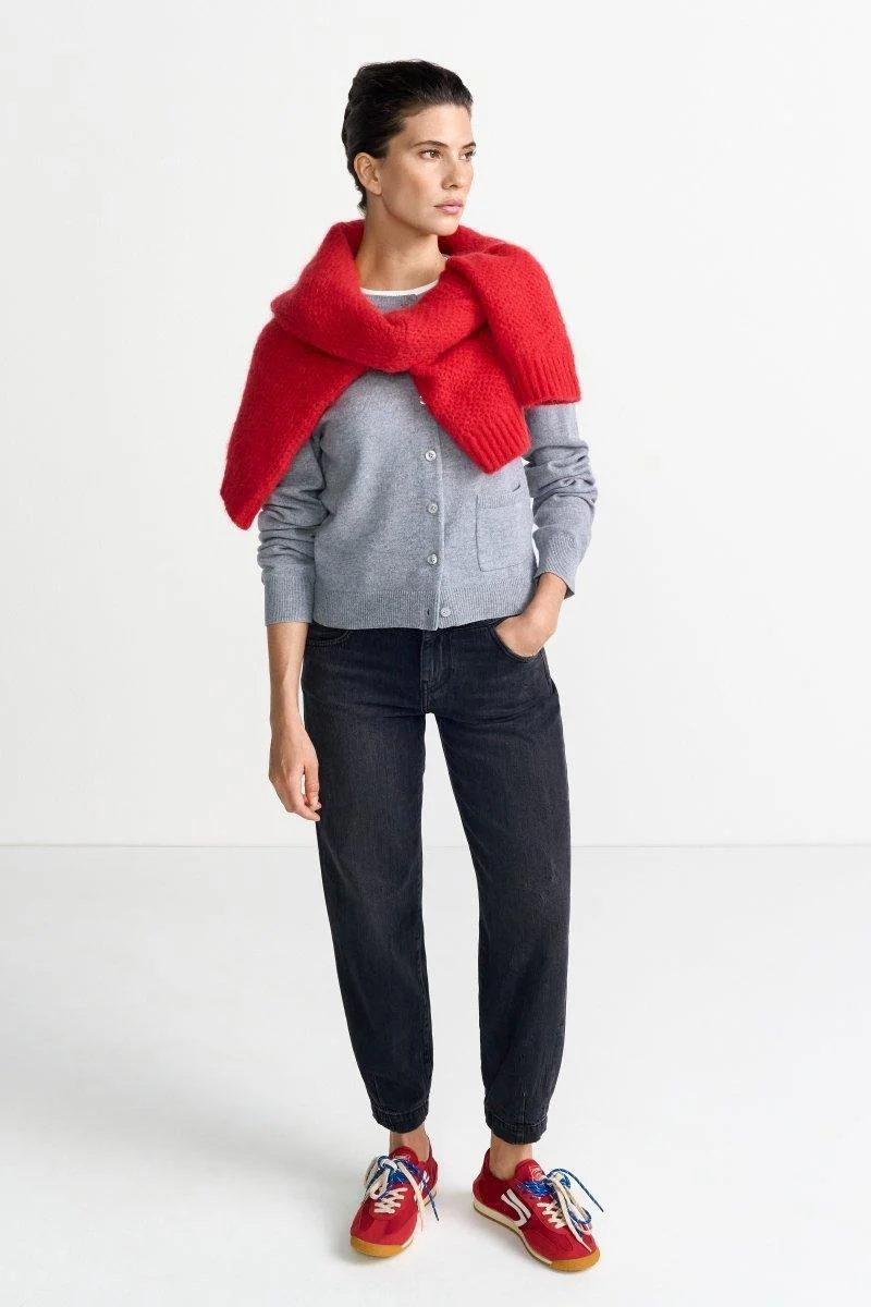 Schwarze Jeans im Slouchy Fit - Image 3