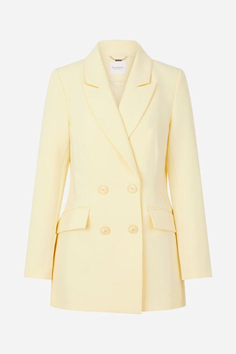 Gelber Blazer mit Taillierung - Image 3