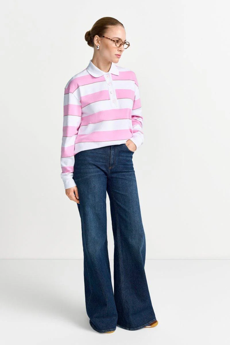 Gestreifter Polo-Sweater - Image 8