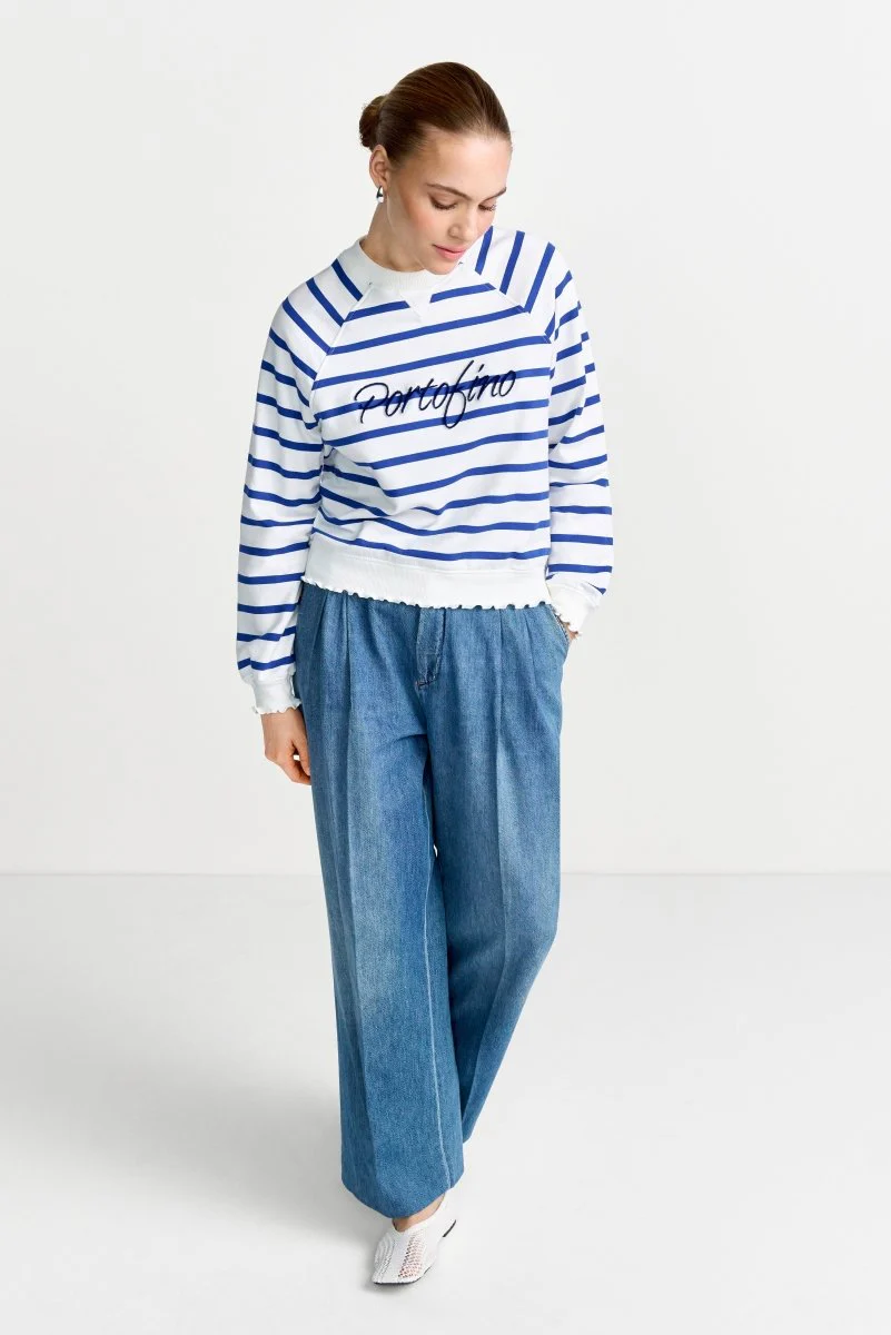 Gestreiftes Baumwoll-Sweatshirt - Image 3