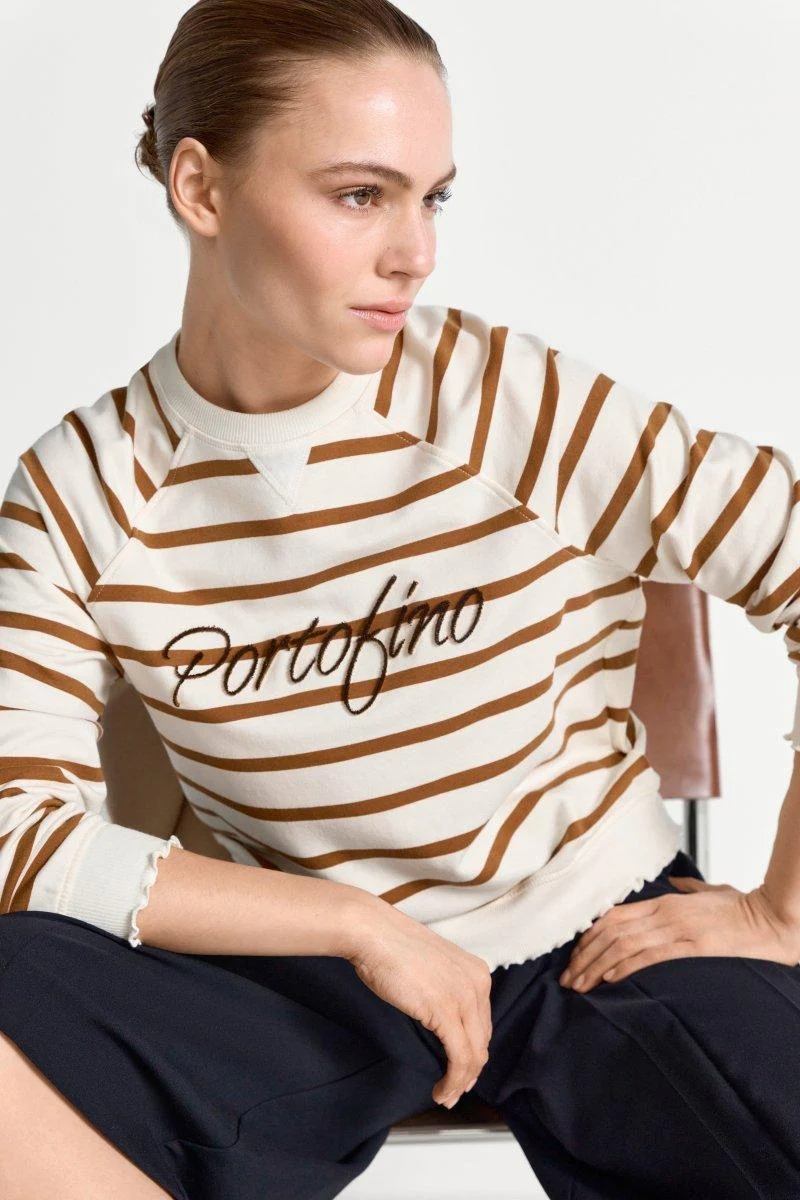 Gestreiftes Baumwoll-Sweatshirt - Image 7