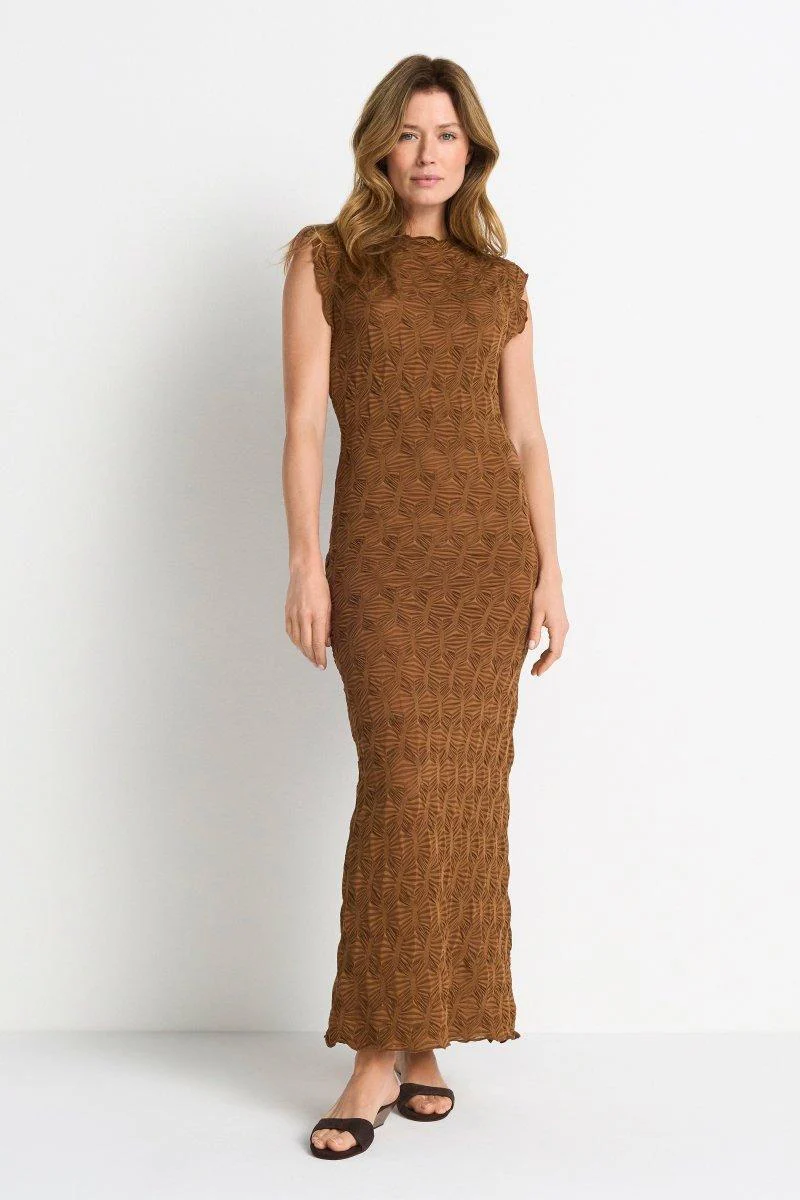 Gesmoktes Maxikleid
