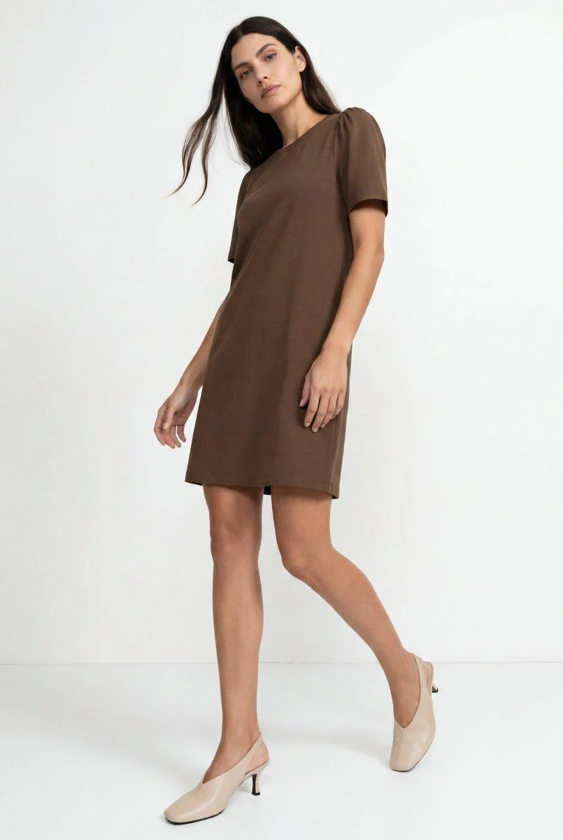 T-Shirt-Kleid mit Puffärmeln - Image 3