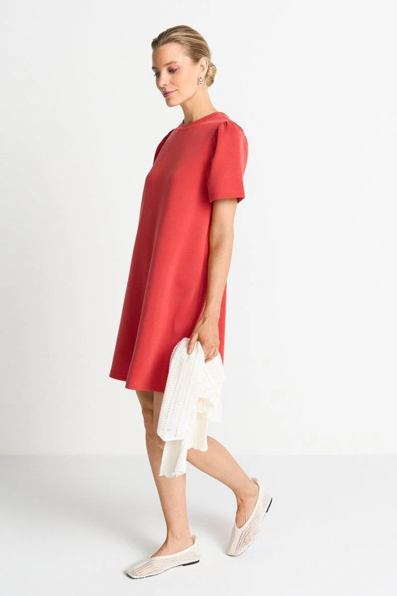 T-Shirt-Kleid mit Puffärmeln - Image 6