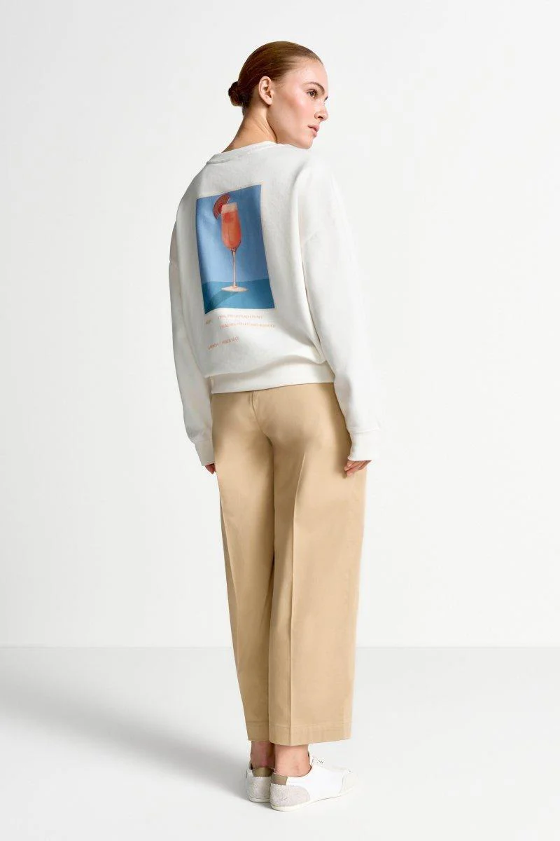 Sweatshirt mit Stitching
