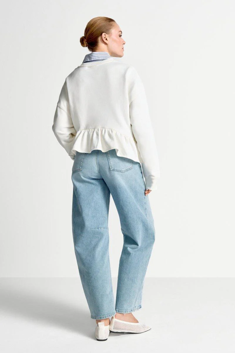 Sweatshirt mit Volant - Image 4