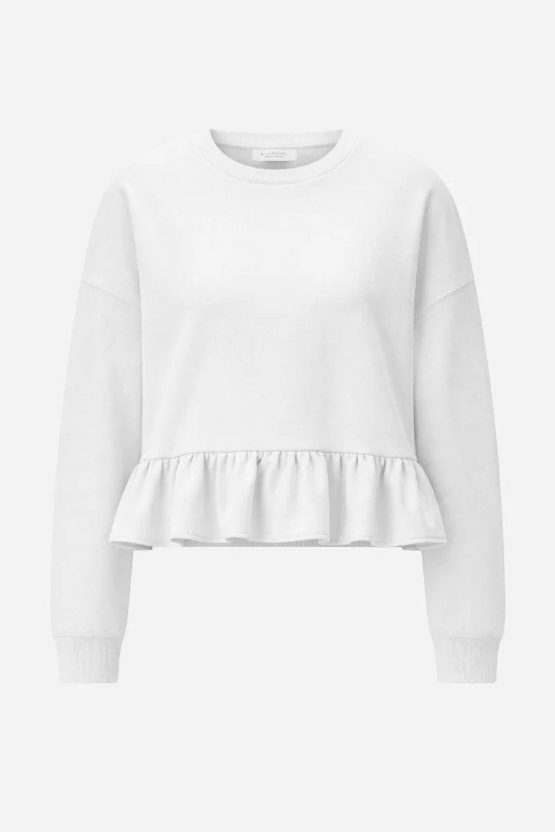 Sweatshirt mit Volant - Image 5