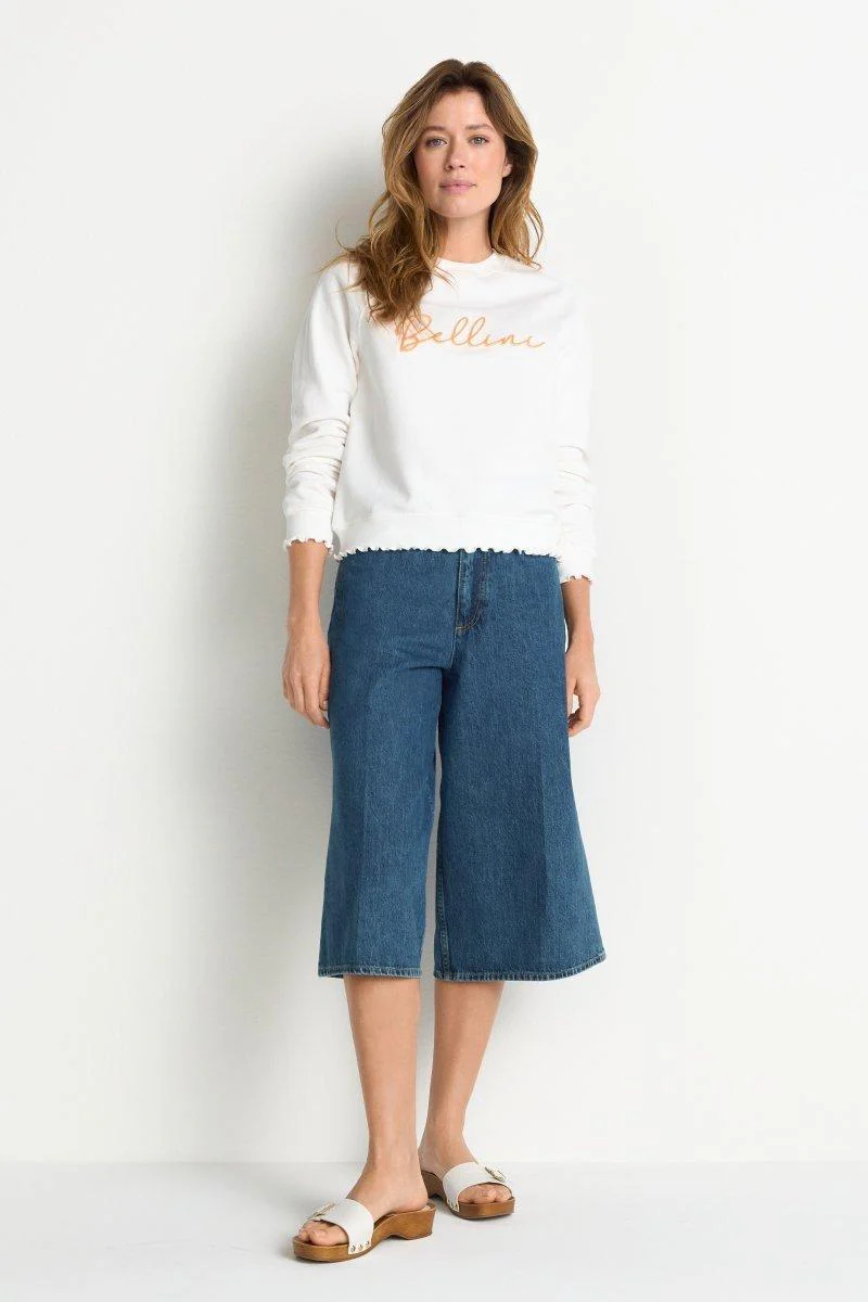Sweatshirt mit Wellensaum - Image 3