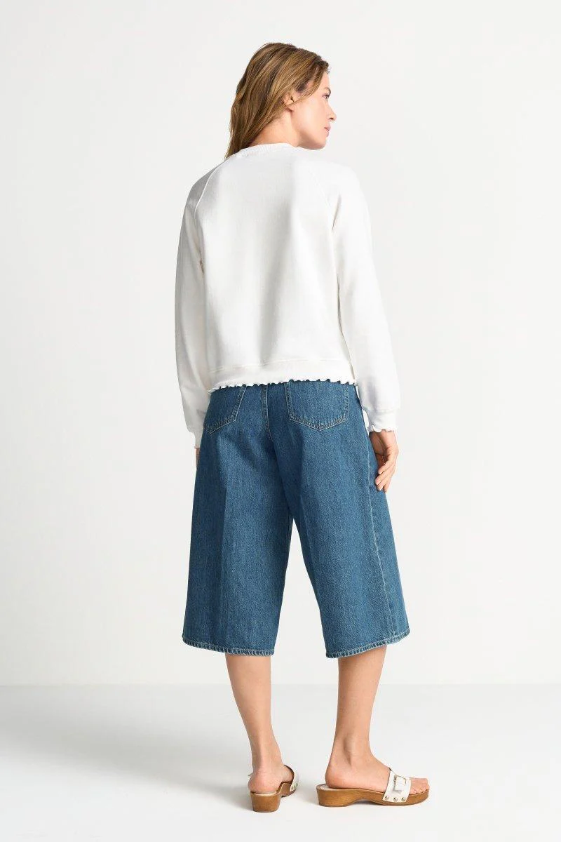 Sweatshirt mit Wellensaum - Image 4