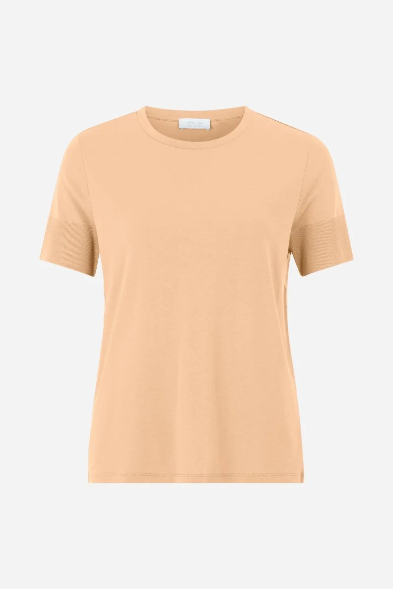 T-Shirt mit gerippten Ärmelabschlüssen - Image 5