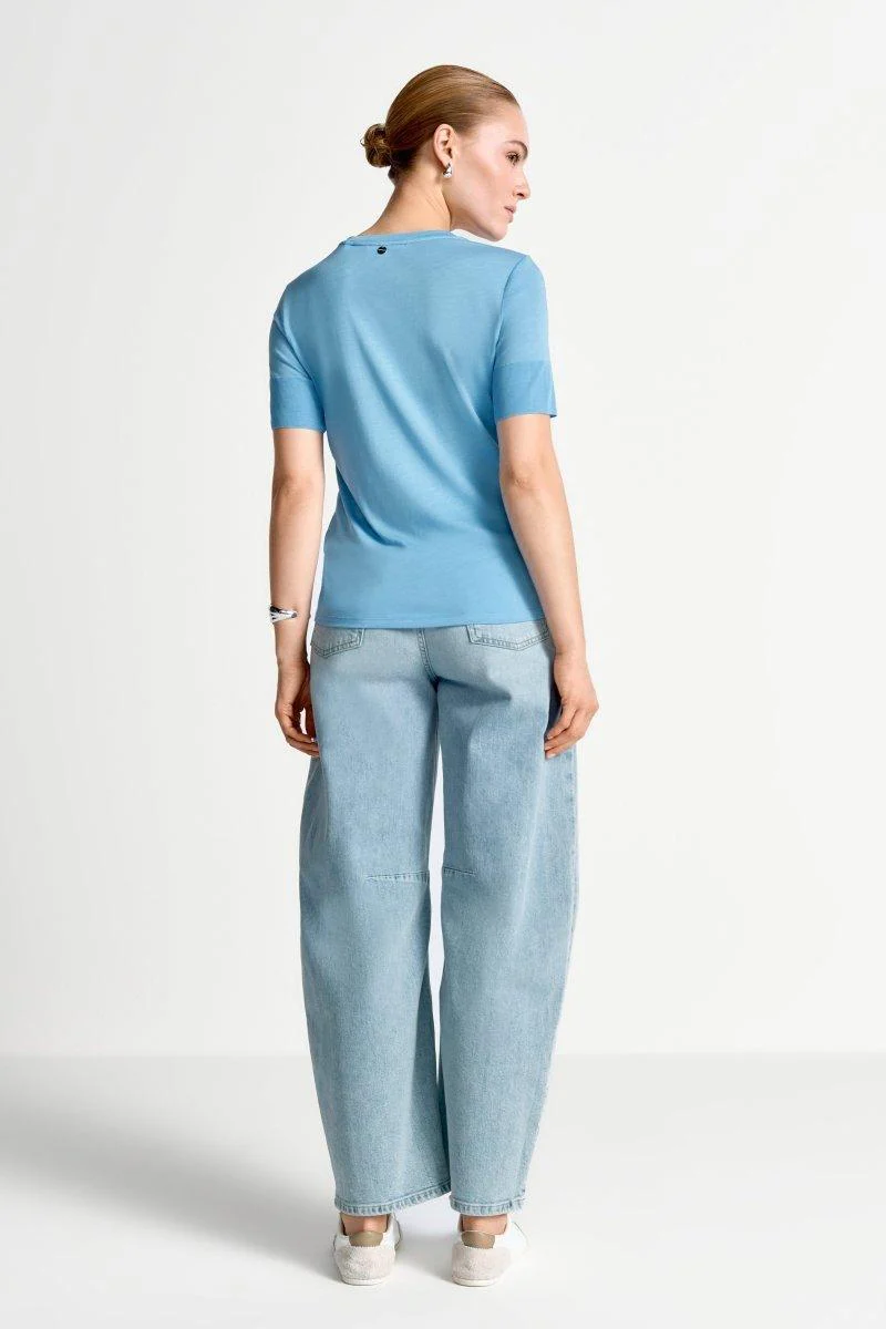 T-Shirt mit gerippten Ärmelabschlüssen - Image 9