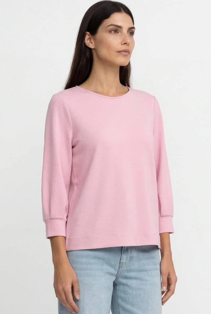 Jersey-Sweatshirt mit Puffärmeln - Image 13