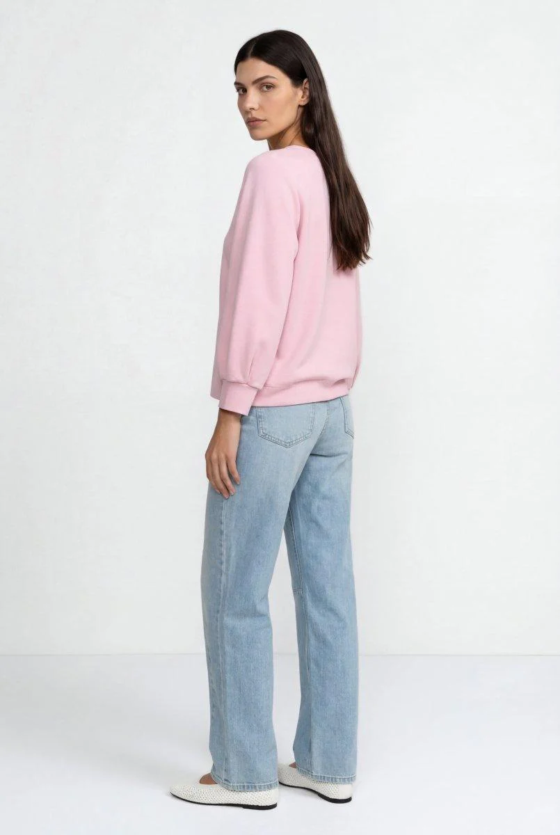 Jersey-Sweatshirt mit Puffärmeln - Image 14