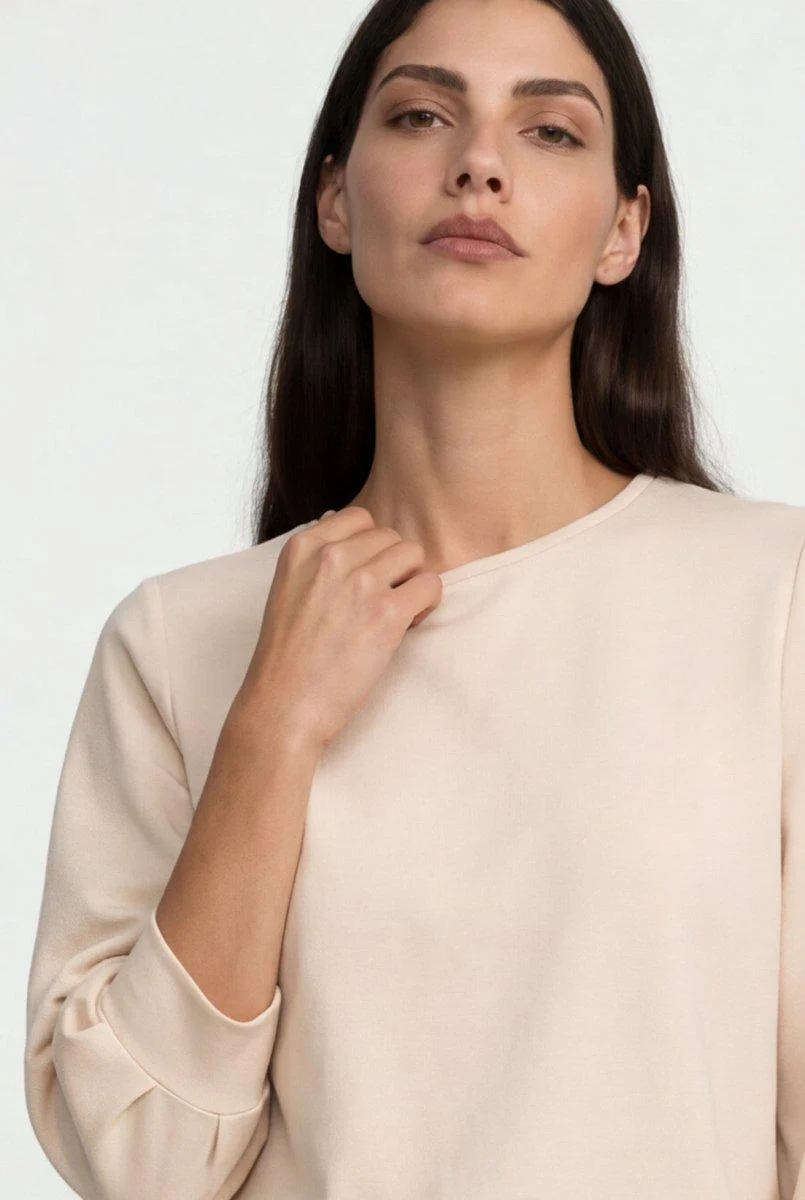 Jersey-Sweatshirt mit Puffärmeln - Image 17