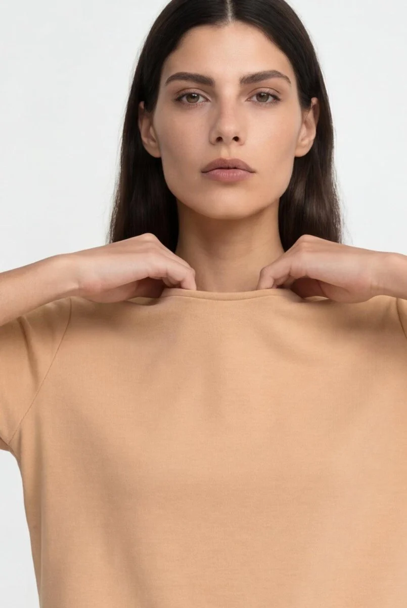 Jersey-Sweatshirt mit Puffärmeln - Image 3