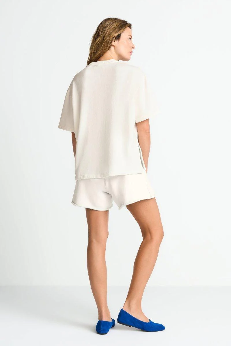 Boxy T-Shirt in Off-White - Image 3