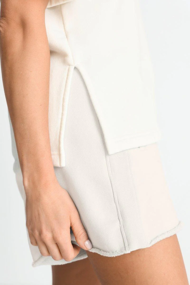 Boxy T-Shirt in Off-White - Image 4
