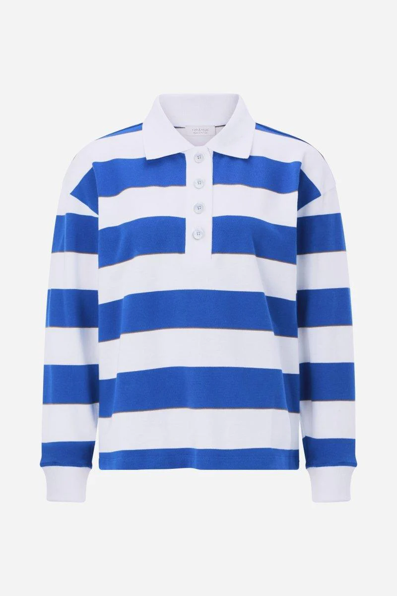 Gestreifter Polo-Sweater - Image 5