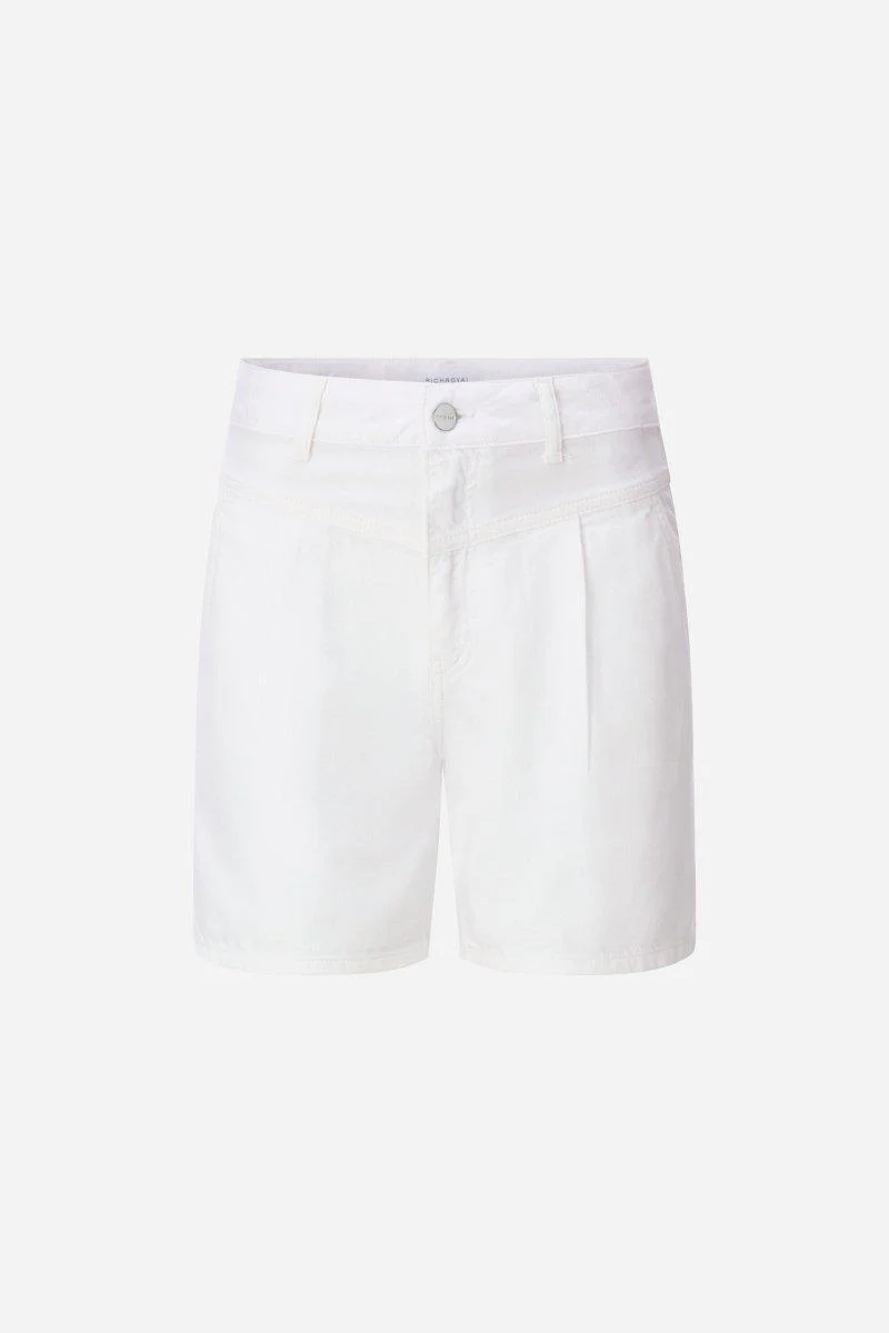 Weiße Denim-Shorts - Image 5