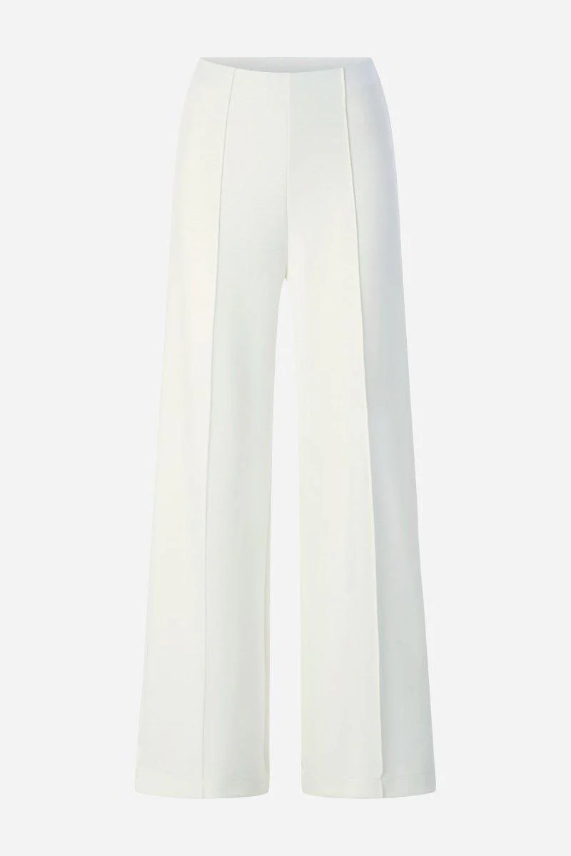 Cremefarbene Hose mit weitem Bein - Image 5